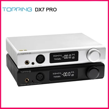 

TOPPING DX7 Pro ES9038Pro 32BIT/768kHz DSD1024 DAC & Headphone amp Bluetooth 5.0 Wireless Decoder Headphone Amplifier DX7Pro