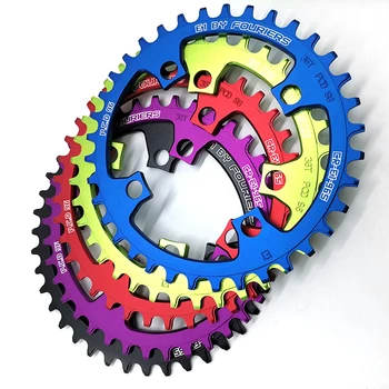 

FOURIERS CR-E1-96S MTB Bike Chain-rings Chain Guard Narrow Wide Tooth Chain Rings Compatible 10 Speed PCD 96mm 32-48T