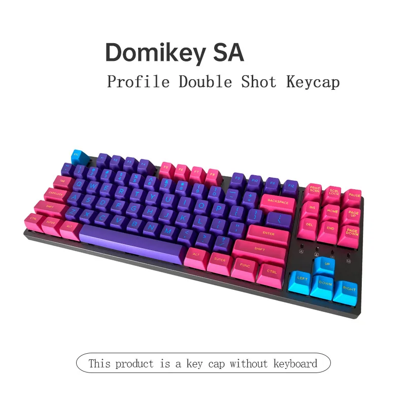 Domikey уплотнения SA профиль Cyberpunk двойной выстрел ABS keycaps для MX Переключатель