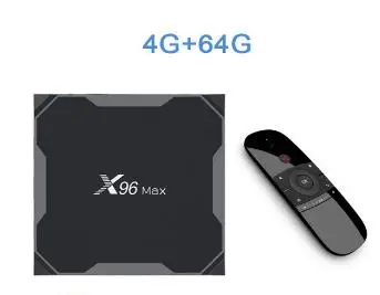 Черный X96MAX Android ТВ Box Amlogic S905X2 2,4G& Wi-Fi 5 ГГц Wi-Fi 1000 м с 1 год Германия Великобритания French Spain Польша Нидерланды IP США ТВ в европейском стиле - Цвет: Черный