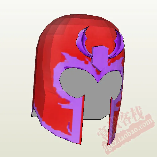02 3D бумажная модель X-Man Max Eisenhardt шлем 1:1 носимая Косплей модель DIY ручной работы детские игрушки - Цвет: 02