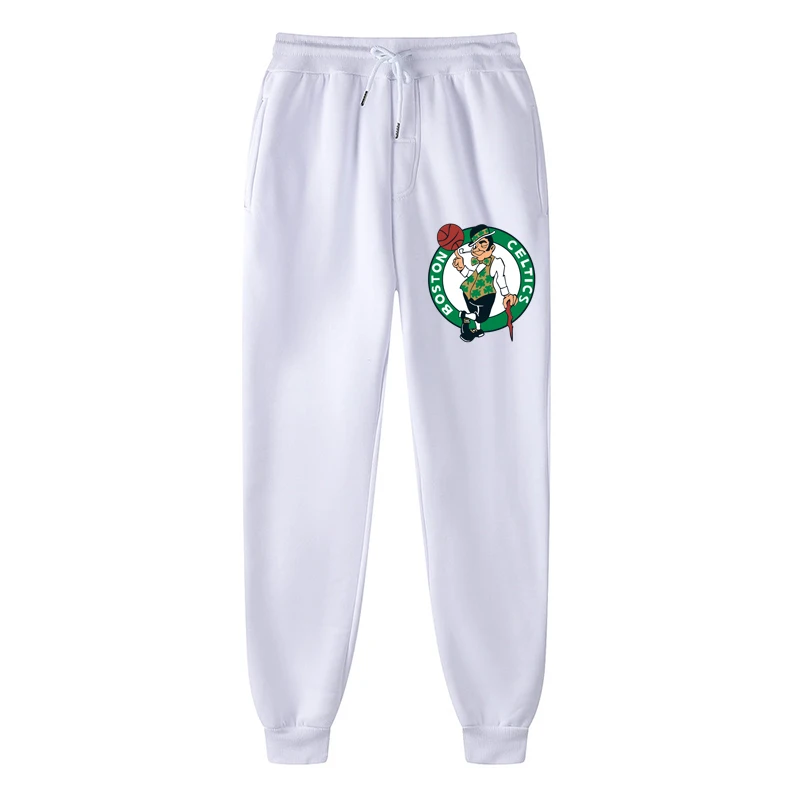 Брюки Celtics для баскетбольной команды мужские и женские длинные брюки осень зима