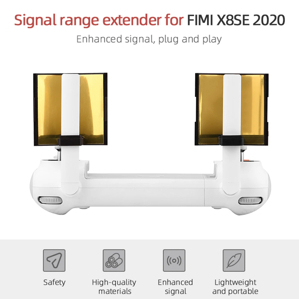 Drone Controller Remote Control Signal Mirror Extender Antenna Booster for FIMI X8SE Accessories Camera Len Cover Case Amplifier