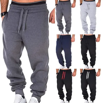 

2020 New Fashion Sports Fitness Pants Men Casual Trouser Jogger Bodybuilding Fitness Sweat Time Limited Sweatpants