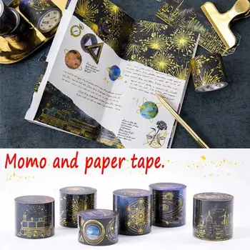 

Masking Tape Craft Scrapbook Album Office Glue Starry Sky 5m Decorative Tape Stationery Sticky DIY Adhesive Tape