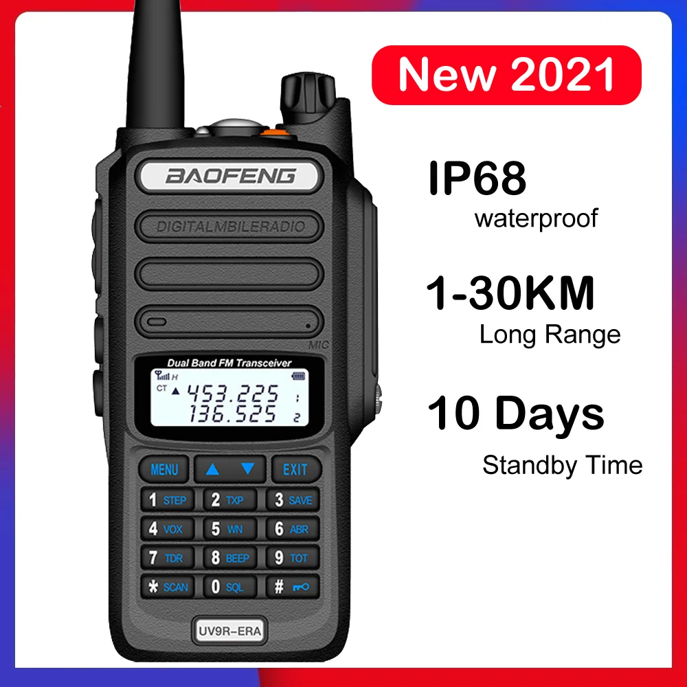 Two Way Radio Walkie Talkie 30km Long Range Baofeng UV-9R ERA