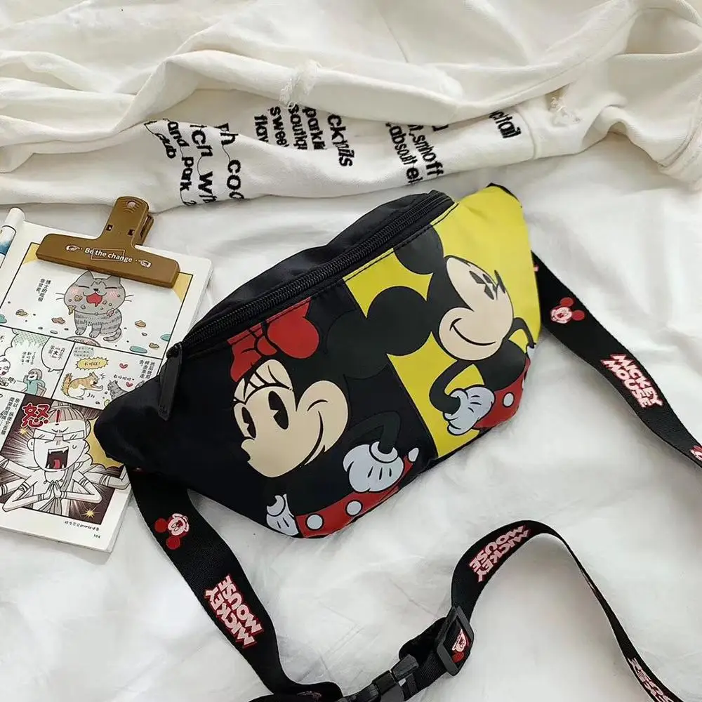 Disney Mickey mouse мальчик canves сумка мессенджер кукла пояс на плечо мультфильм Минни