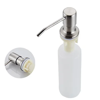 

Kitchen Sink Soap Dispenser 304 Stainless Steel Bathroom Soap Dispenser Manually Press Soap Dispenser Kitchen Accessories