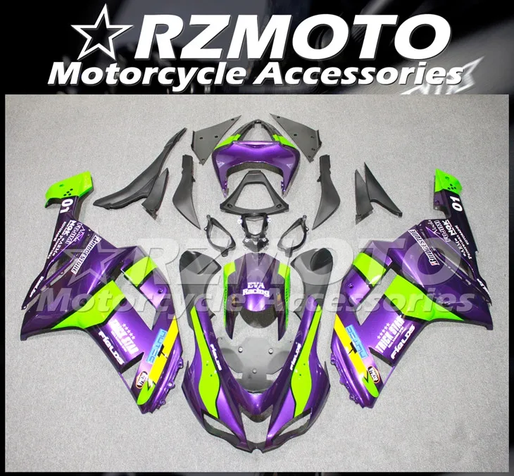 Новый ABS мотоцикл весь обтекатель комплект подходит для Kawasaki Ninja ZX-6R 636 07 08 ZX6R 2007 2008