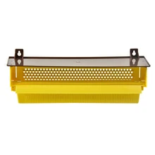 Съемный вентилируемый лоток для пыльцы пыльца коллектор пчеловодства принадлежности инструмент пластиковая ловушка для пыльцы желтый со съемной ловушка для пыльцы