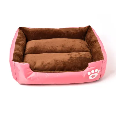 Зимняя теплая собачья Кровать Дом Питомник диван домашнее животное кошка Флисовое одеяло для маленьких средних больших собак водонепроницаемое нескользящее дно зоотовары