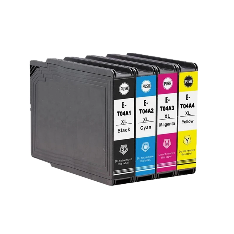 

T04A T04A1 T04A2 T04A3 T04A4 8pcs 2b+2c+2m+2y Compatible Ink Cartridge For EPSON WF-C8190 WF-C8690