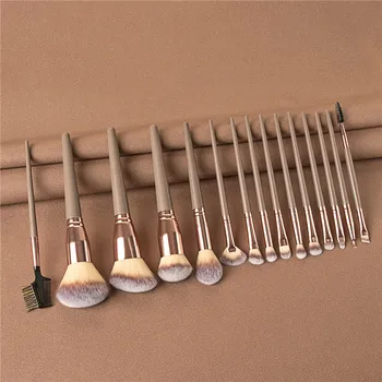 

15pcs/set Makeup Brushes Set For Foundation Blush Eyeshadow Concealer Powder Lip Make Up Cosmetics Brush Makeup tools T15028