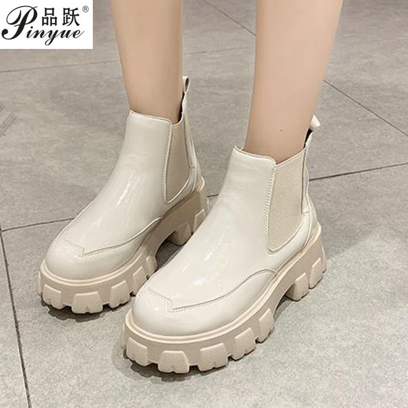 Flat platform booties Clearance