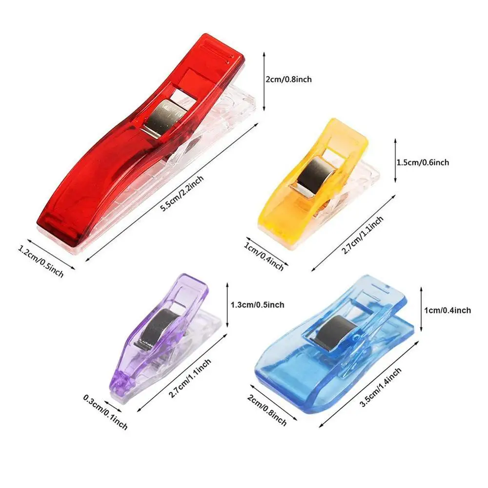 120 шт. цветные пластиковые скрепки для шитья, скрепки для ткани, скрепки для шитья, аксессуары для шитья