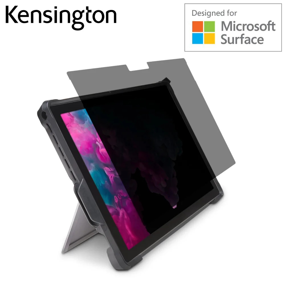 Kensington Privacy Screen for Surface Pro 7+/6/5/4 Blue Light Reduction 30 Degree Limited Angle Glossy/Matte Reversible Viewing