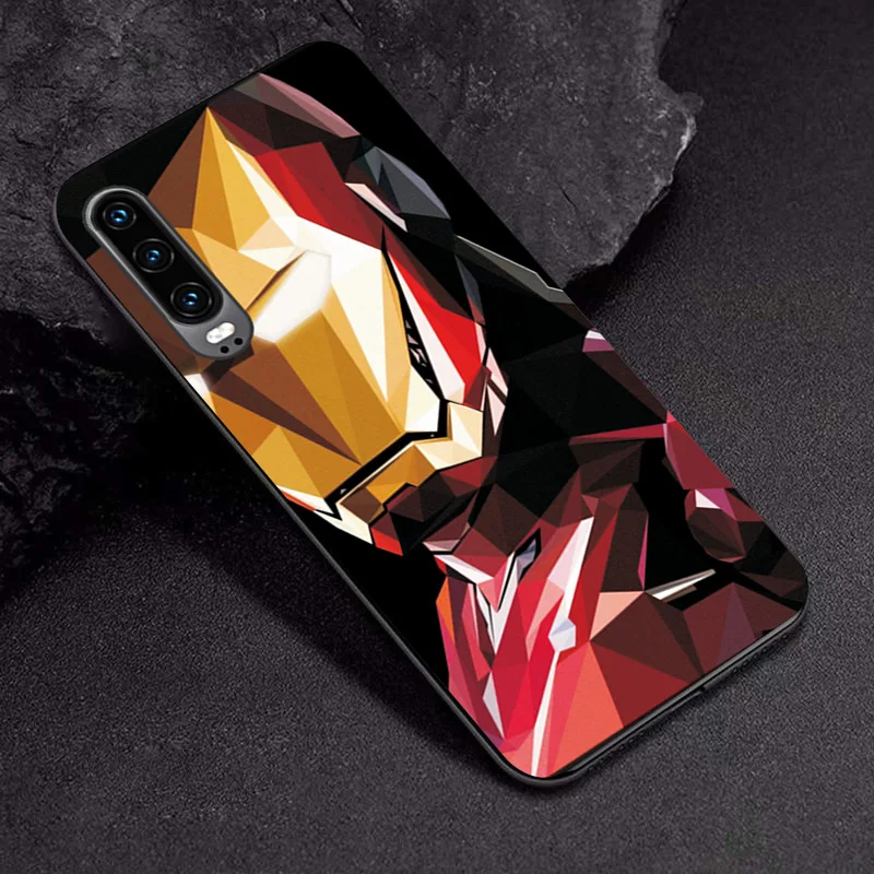 Чехол captain america для huawei P30 Lite P10 Lite, черный ТПУ для huawei P30 P20 Pro P8 P9 Lite, чехол для huawei P30 Pro, чехол - Цвет: TPUBLK626