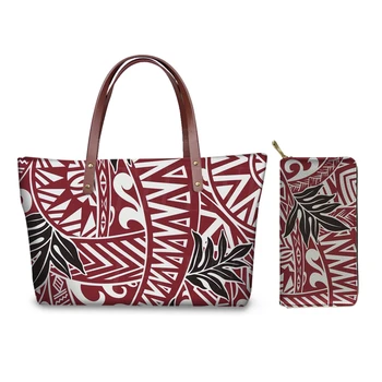 

Samoan Tribal PatternPrinting Shoulder Bags For Female Luxury Handbags Women Bags Polynesian Designer Fashion Women's Handbags