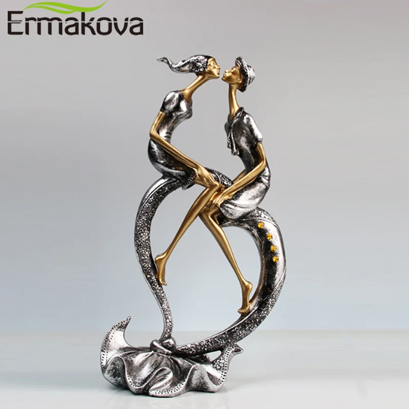 Современная фигурка пар страстных поцелуев ERMAKOVA 29 см свадебный подарок для