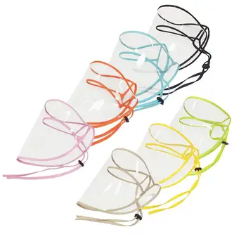 

3pcs Kitchen Anti Oil Masks Portable Cover Mask Transparent Plastic Safety Faces Shields Screen Spare Visors for Kitchen Tools