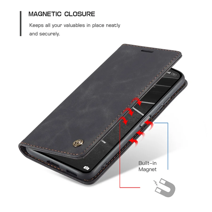 11 Lite 5G NE Case for Xiaomi Mi 11 Lite 5G NE 11i Cover Funda Xiomi 11 11T 12 Pro Leather Wallet CASEME Flip Cards Slot Cases