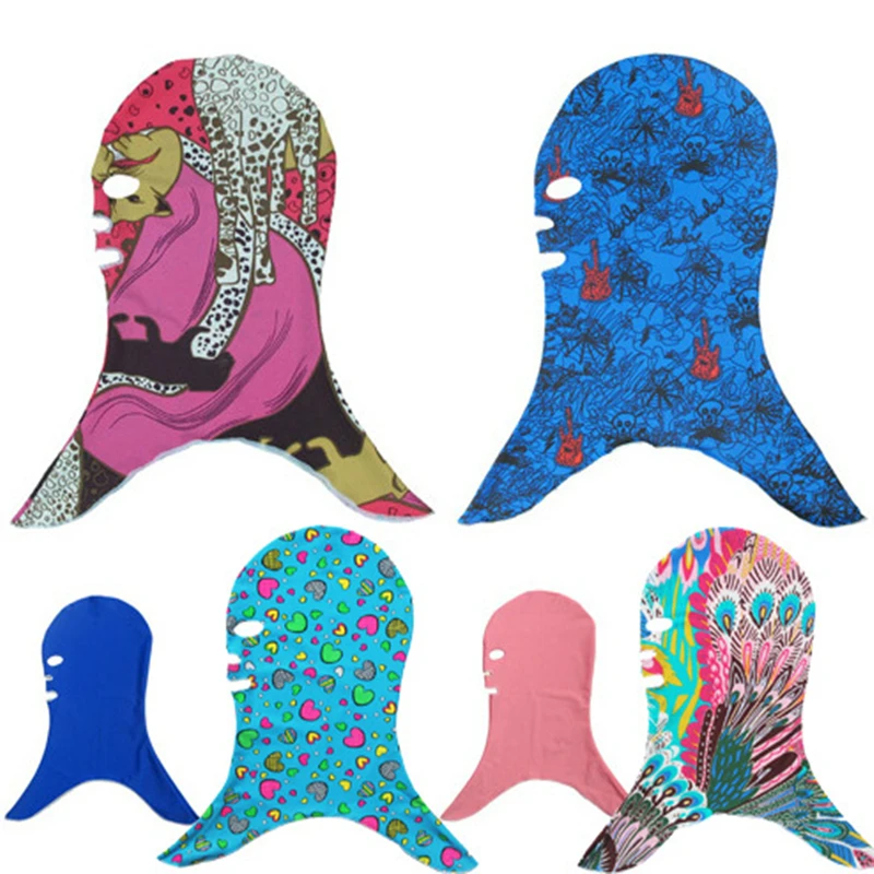 SBART Men Women Diving Masks Snorkeling Headwear Lycra Anti-UV Sunscreen Facekini Swimming Head Ear Hair Jellyfish Protection snorkeling diving mask diving mask