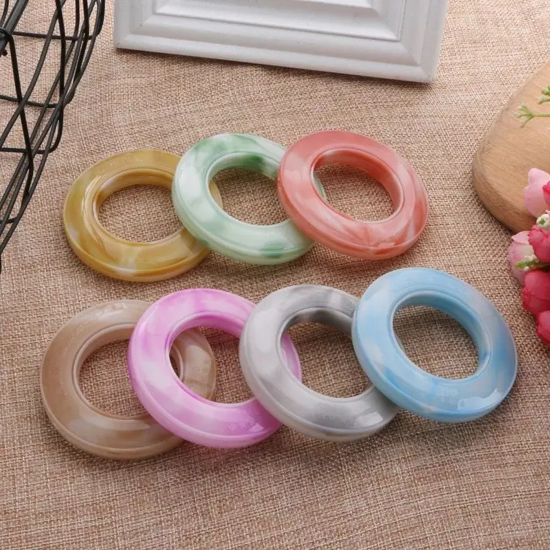 20pcs A Lot Curtain Rings for Home Decoration High-grade imitation jade Accessories Plastic Eyelet | Дом и сад