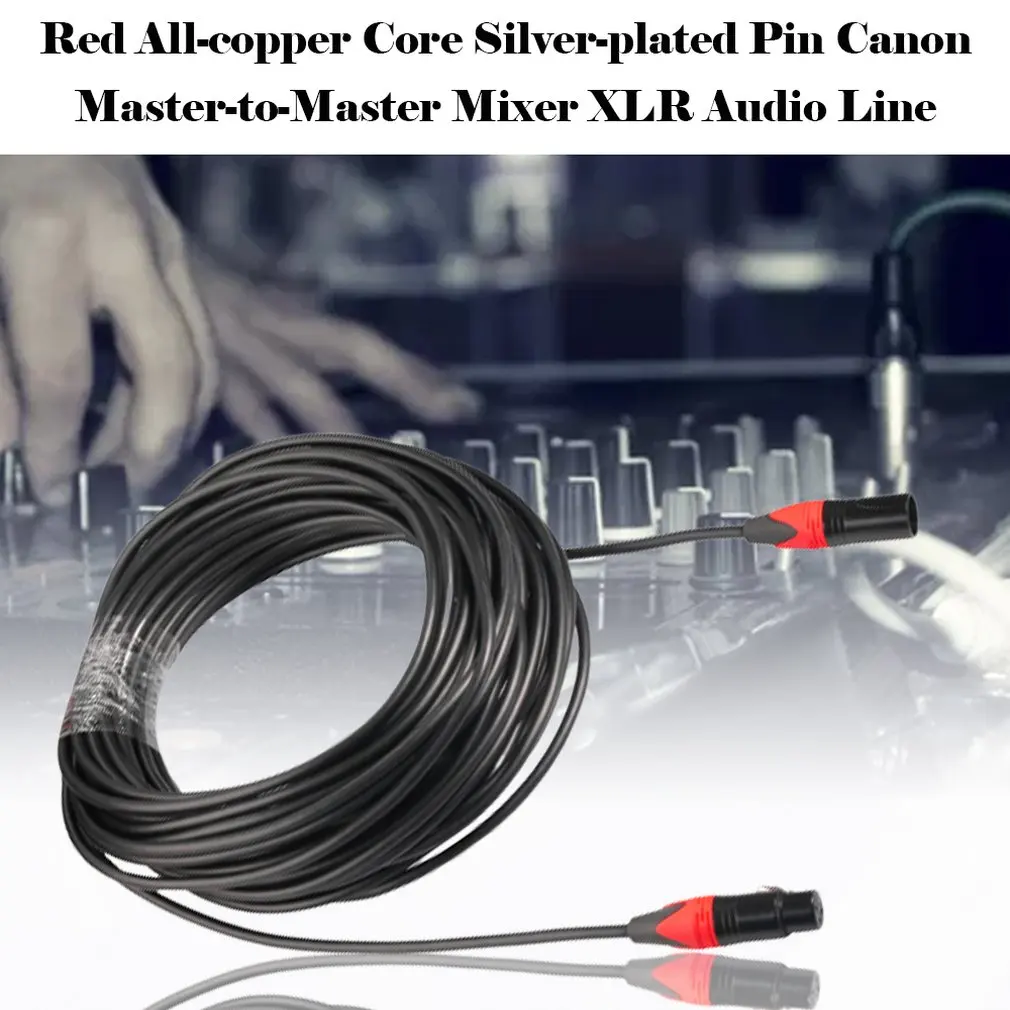 

Male-To-Female Mixer Xlr Audio Cable Red Transmission Speed To Support Multi-Device Data Transmission 3m/5m/10m/15m/20m