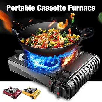 

Cassette Smokeless Grill Portable Gas Stove Furnace Barbecue Tool for Outdoor Camping Picnic