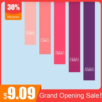 

Hot 5 PCS Fitness Elastic Resistance Bands Pilates Latex Pull Rope Sport Fitness Crossfit Loop Bands Training Equipment Home Gum