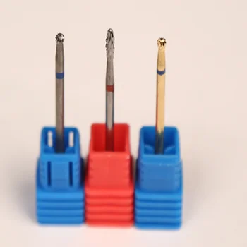 

YOVIBIT 2PCS/LOT Nail Drill Bit Carbide Electric Milling Cutters Manicure Drills Bits Files Nail Art Equipment Tools