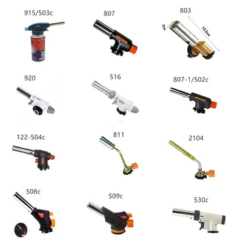 

Butane Gas Blow Welding Torchs Automatic Flamethrower for Picnic Cooking BBQ Soldering Adjustable Blow Lighter Flame Torch