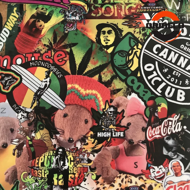 CARTOON COLORFUL STICKER BOMB VINYL STICKER