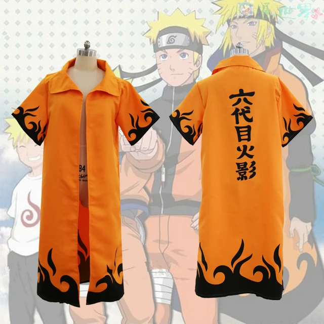 Wholesale Anime Naruto Cosplay Cloak Costume Namikaze Minato 4th Yondaime  Hokage Cape Robe Halloween Uniform Gift Unisex - AliExpress