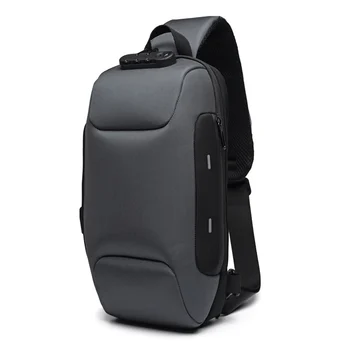 

Anti Theft Sling Bag Shoulder Crossbody Waterproof Chest Bag with USB Charging Port Lightweight Best Sale-WT