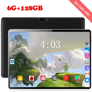 

2020 Android 8.0 10.1 Inch 4G LTE Phone Tablet PC 10 Core RAM 6GB ROM 128GB 1280*800 IPS Dual SIM Card Tablets Pcs 5mp Camera