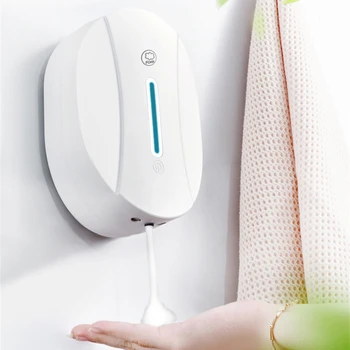 550ml Touchless Automatic Sensor Foam Soap Dispenser Hand Sanitizer Liquid Gel Alcohol Spray Wall Mounted Bathroom Accessories 1