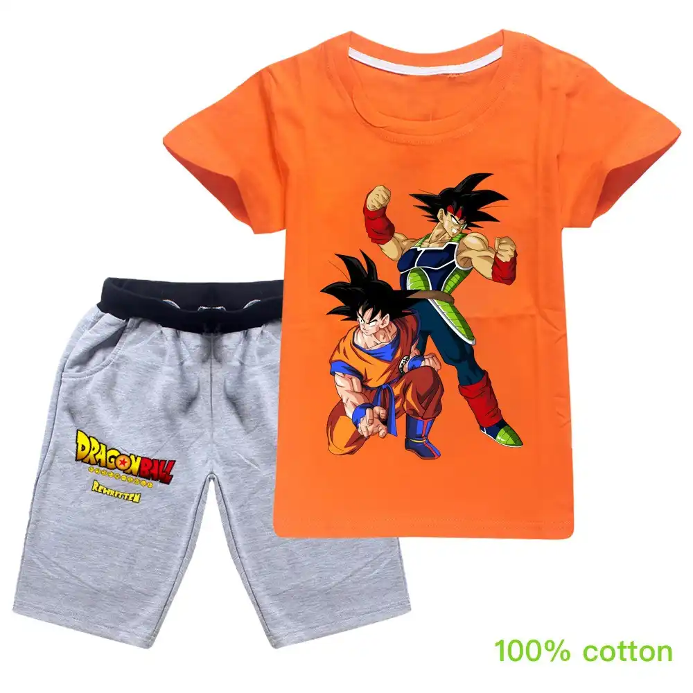 Ropa Deportiva De Algodon Con Dibujo De Dragon Ball Z Goku Para Hombre Y Mujer Conjunto De Camiseta De Manga Corta De Anime Super Saiyan Son Gohan Zamasu Aliexpress - ropa de goku para roblox