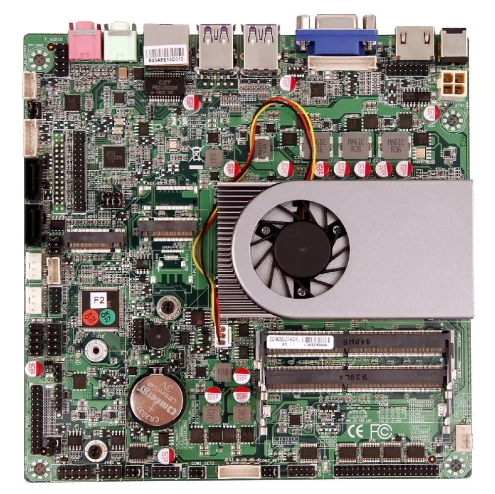 MINI-ITX Ӻ CPU  8 ھ i3/i5/i7, 6 * RS232, 9 * USB, VGA, HDMI, LVDS, 2 * M.2 ,   