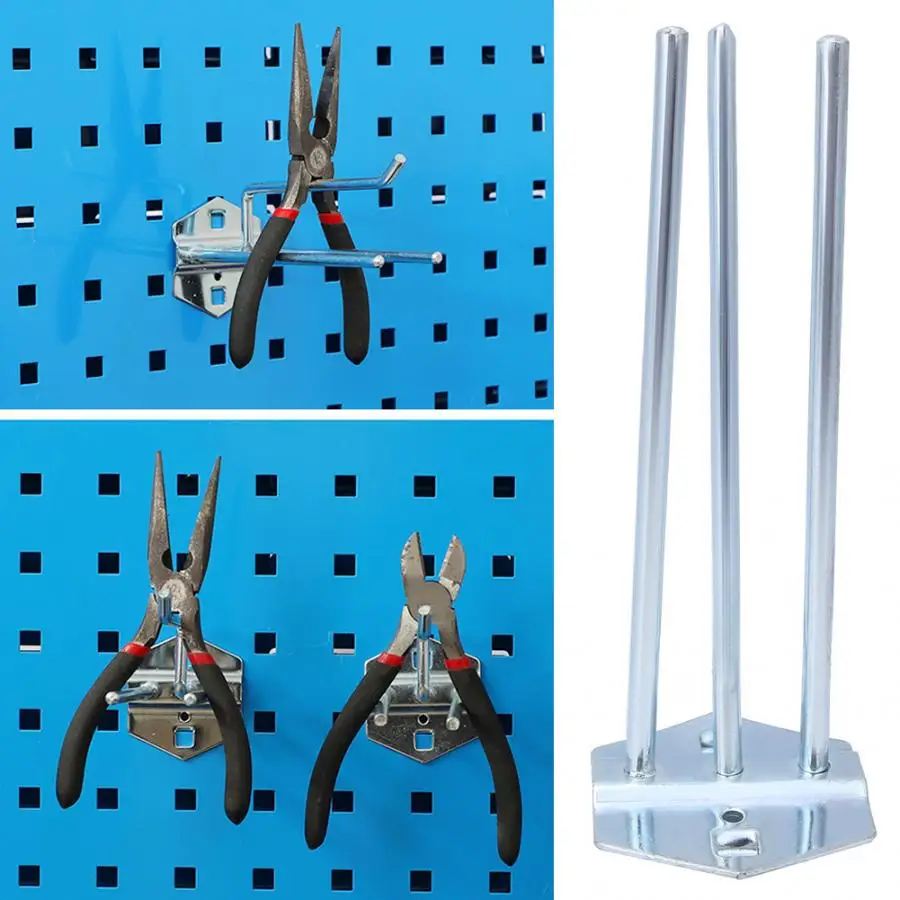 5 шт. настенные плоскогубцы стеллаж для хранения Pegboard крюк гаражная мастерская аппаратные средства Инструменты держатель стенд Органайзер