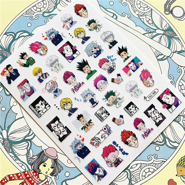 TSC-212 TSC-213 Cartoon anime character 3D Back glue Nail Art Stickers Decals Sliders Nail ornament decoration TSC-145 N