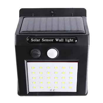 

30Led Human Body Outdoor Induction Lamp People Go Out Simple Design 1200Mah Solar Panel Solar Panel Light