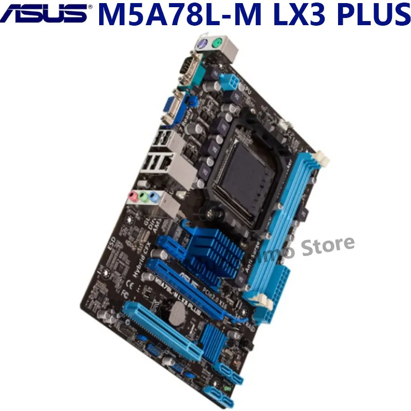 ASUS M5A78L-M LX3 Plus Motherboard M5A78L M LX3 Plus Socket AM3+ Systemboard DDR3 AMD 760G 16GB Desktop Micro ATX Mainboard Used