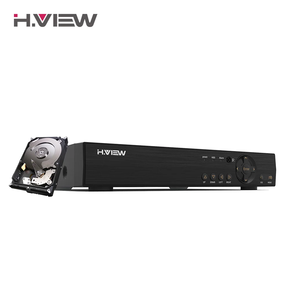 H. VIEW AHD DVR 8ch 4ch рекордер наблюдения 1 ТБ HDD AHD DVR 8ch 4ch рекордер наблюдения для аналоговой TVI CVI IP камеры