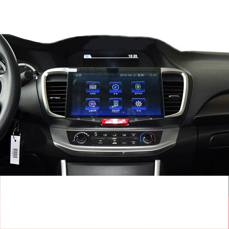 

Lsrtw2017 Car Touch Lcd Gps Mdeia Navigation Screen Protective Tempered Film for Honda Accord 9th Interior Accessories