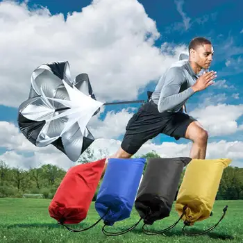 

Resistance Parachute Red/Blue Nylon Speed Running Chute Exercise Adjust Training Professional