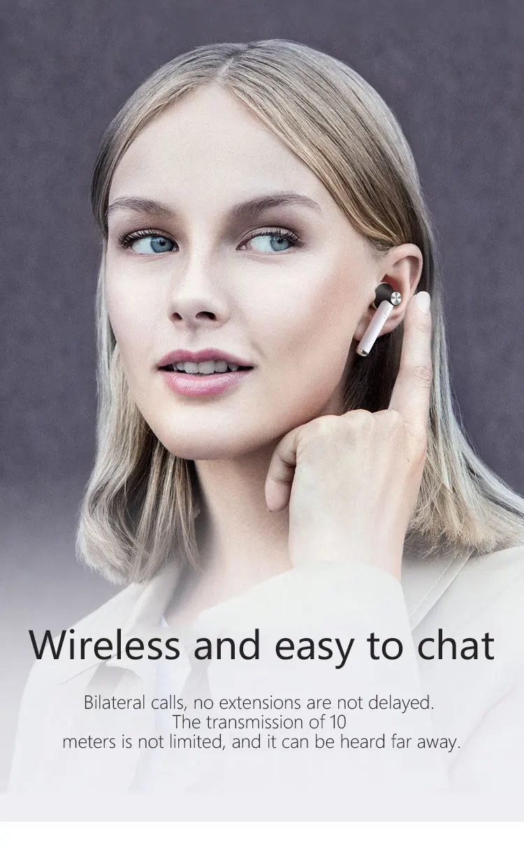 Беспроводная bluetooth-гарнитура UTHAI D17, 5,0 TWS, дисплей батареи, bluetooth-гарнитура, HD гарнитура для звонков, радио, в ухо, шумоподавление