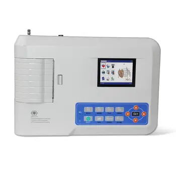 

ECG300G-VET 3 Channels ECG/ Machine with Printer and Print Paper with USB Software EKG Monitor System