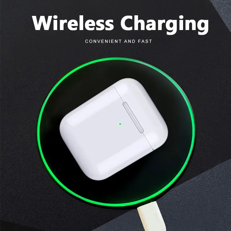 

2019 Super Copy H1 chip Wireless Charging Generation 2 Bluetooth Headset auto paring Earphones with pop up window pk i12 i10 i9s