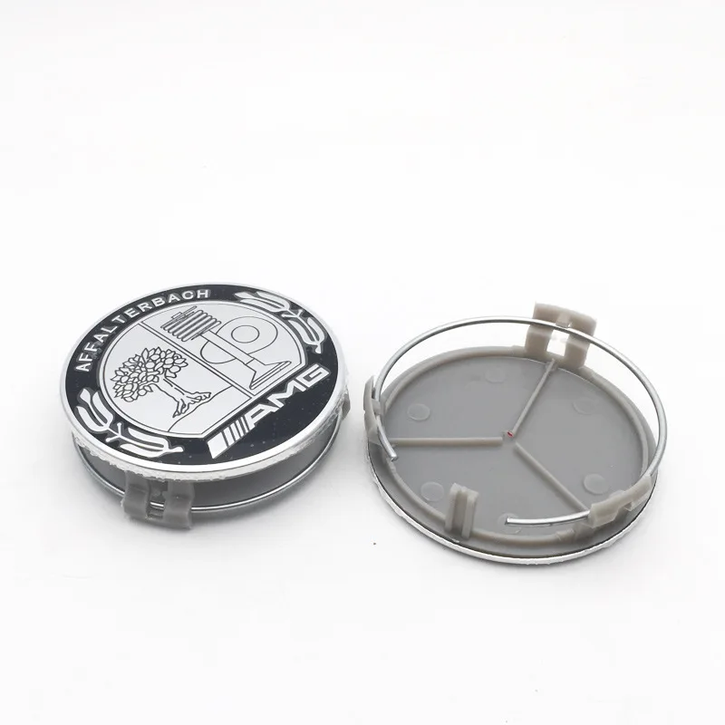 

Suitable for Mercedes 75 Size Wheel Hub Cover AMG Apple Tree Tire Center Cap Wheel Hub Logo Modified Black And White Color